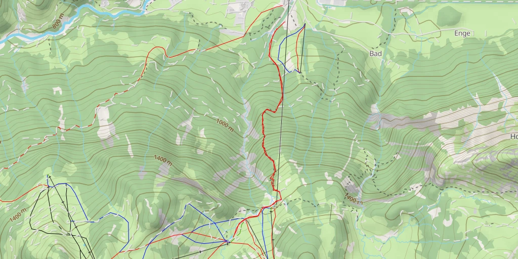 Carte de l'itinéraire :  Güterweg Suttis