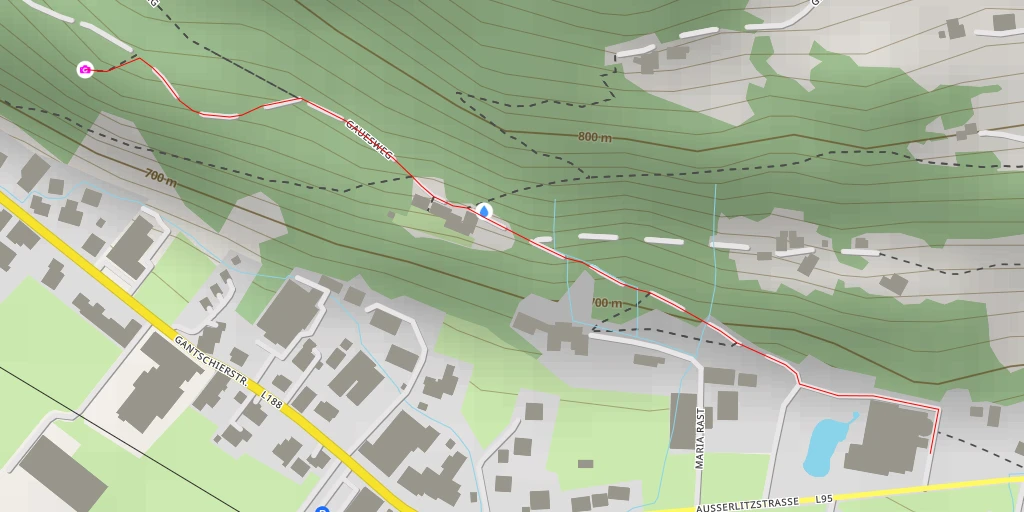 Map of the trail for Landschrofen-Känzili