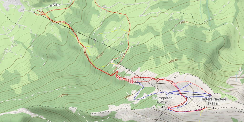 Carte de l'itinéraire :  Sonderdach