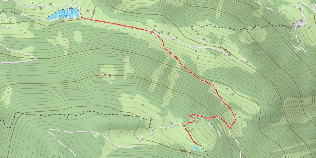 Map of the trail for Hora - Hora