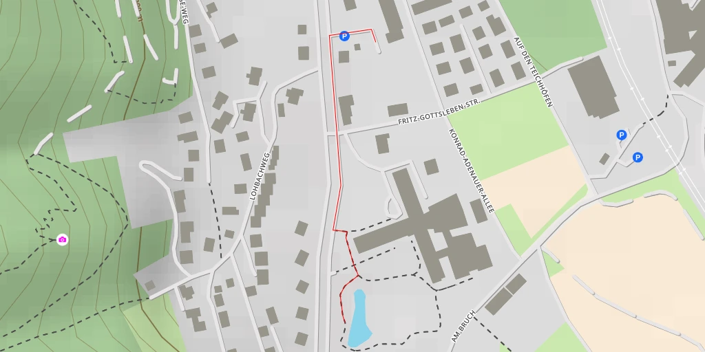 Map of the trail for Balzerbornweg