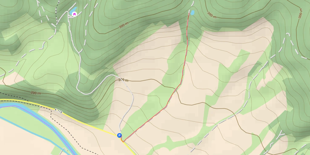 Map of the trail for Ausgespann