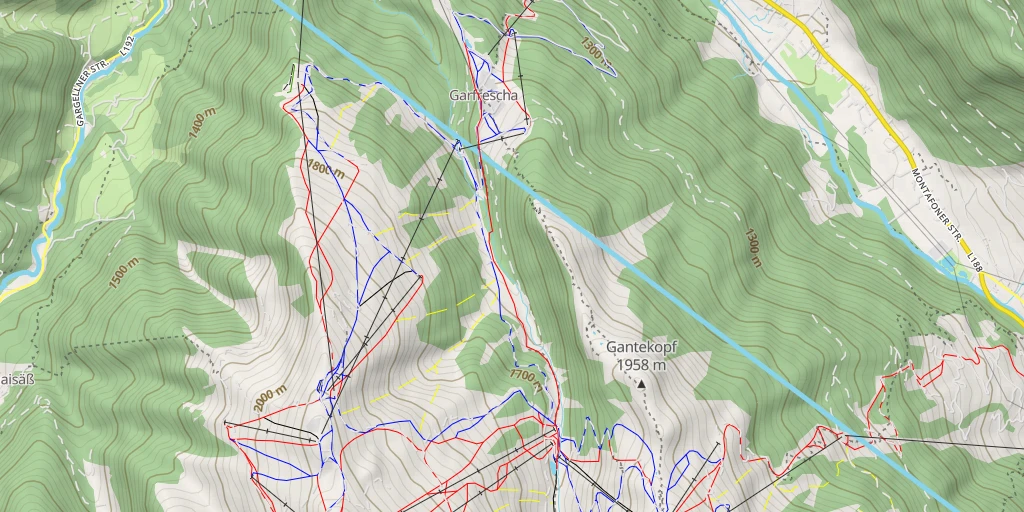 Map of the trail for Erich-Endriss-Weg