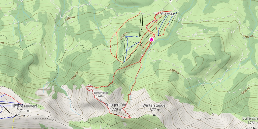 Map of the trail for VWW 23.53 - Kaspar-Felder-Weg