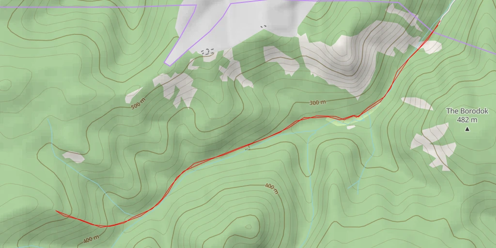 Map of the trail for Малый Беркут