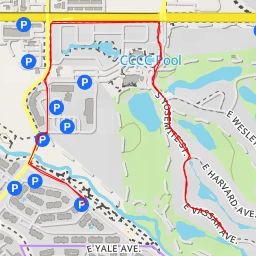 route thumbnail Cherry Creek Country Club - East Wesley Drive - Centennial