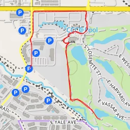 route thumbnail Cherry Creek Country Club - East Wesley Drive - Centennial