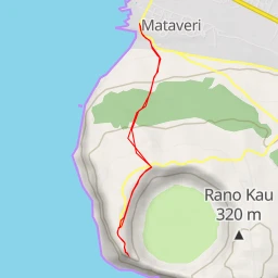 route thumbnail Reiŋa Karo - Oroŋo - Isla de Pascua