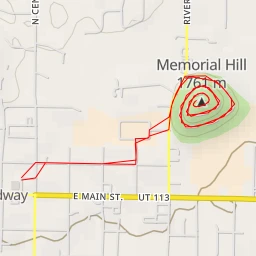 route thumbnail Memorial Hill