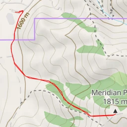 route thumbnail Meridian Peak