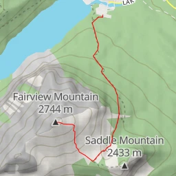 route thumbnail Fairview Mountain