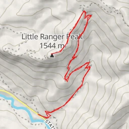 route thumbnail Little Ranger Peak