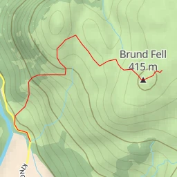 route thumbnail Grange Fell