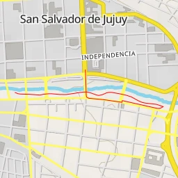 route thumbnail Puente Lavalle - Avenida 19 de Abril - Municipio de San Salvador de Jujuy