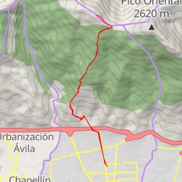 route thumbnail Pico Occidental