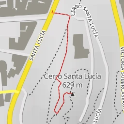 route thumbnail Cerro Santa Lucía