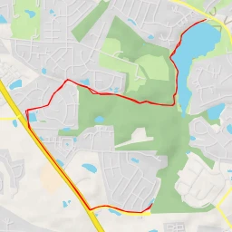 route thumbnail Alston Ridge Drainage Pond 2