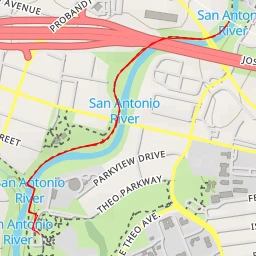 route thumbnail San Antonio River