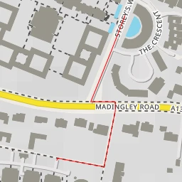 route thumbnail Churchill College (University of Cambridge) - Madingley Road - Cambridge