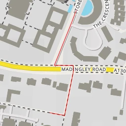 route thumbnail Churchill College (University of Cambridge) - Hedgerley Close - Cambridge