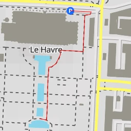 route thumbnail Les Oiseaux - Place de l'Hôtel de Ville - Le Havre