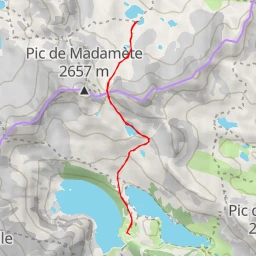 route thumbnail Lacs de Madaméte