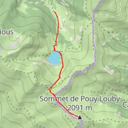 route thumbnail Sommet de Pouy Louby