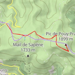 route thumbnail Pic de Pouy Pradaus