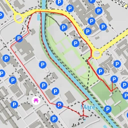 route thumbnail La Mare - Cours Rosalind Franklin - Toulouse