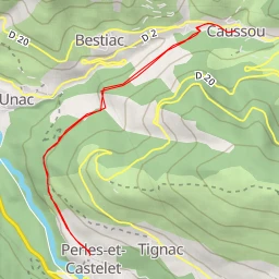 route thumbnail Font del breil - Chemin de Breil