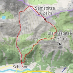 route thumbnail Samspitze