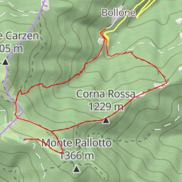 route thumbnail Zona Wilderness - Sentiero del Loatino