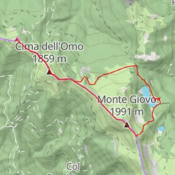 route thumbnail Cime di Romecchio