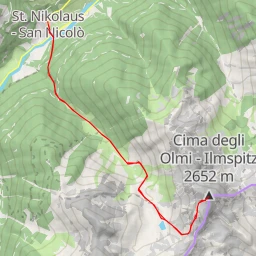 route thumbnail Cima degli Olmi - Ilmspitz