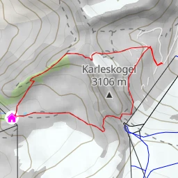 route thumbnail Braunschweiger Hütte - Jaegersteig