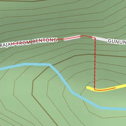 route thumbnail Chamang Waterfall - Gunung Rajah From Bentong - Bentong