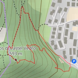 route thumbnail Dos di Castel Vedro