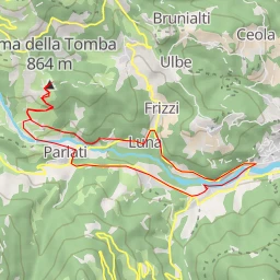 route thumbnail Cima della Tomba