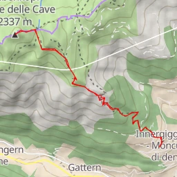 route thumbnail Grubenkopf - Monte delle Cave