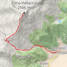 route thumbnail Flatschspitz - Cima Vallaccia