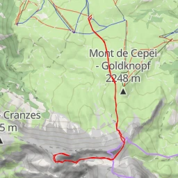 route thumbnail Roterdspitze - Cima di Terrarossa