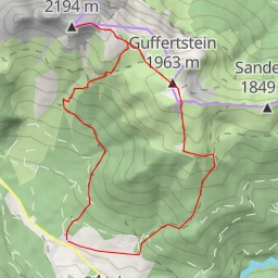 route thumbnail Guffertspitze