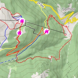 route thumbnail Stazione Cabinovia Le Buse - Strada Provinciale 346 del Passo di San Pellegrino