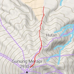 route thumbnail Gunung Merapi - Merapi Uphill