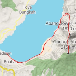 route thumbnail Gunung Abang