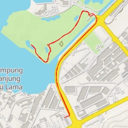 route thumbnail Sutera Harbour Golf Course - Lorong Grace Garden - Kota Kinabalu