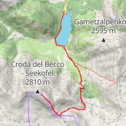 route thumbnail Croda del Becco - Seekofel