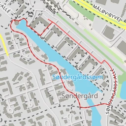 route thumbnail Søndergård Sø