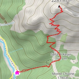 route thumbnail Monte Chiadin (Cima ovest)