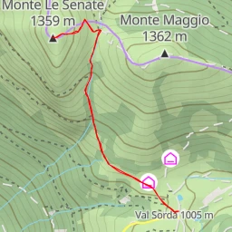 route thumbnail Monte Le Senate